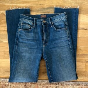 MOTHER denim The Insider Flood Fray 25